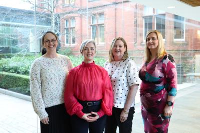 Elaine Stewart, Cathy Brennan, Roseann Kelly MBE & Lorraine Nelson